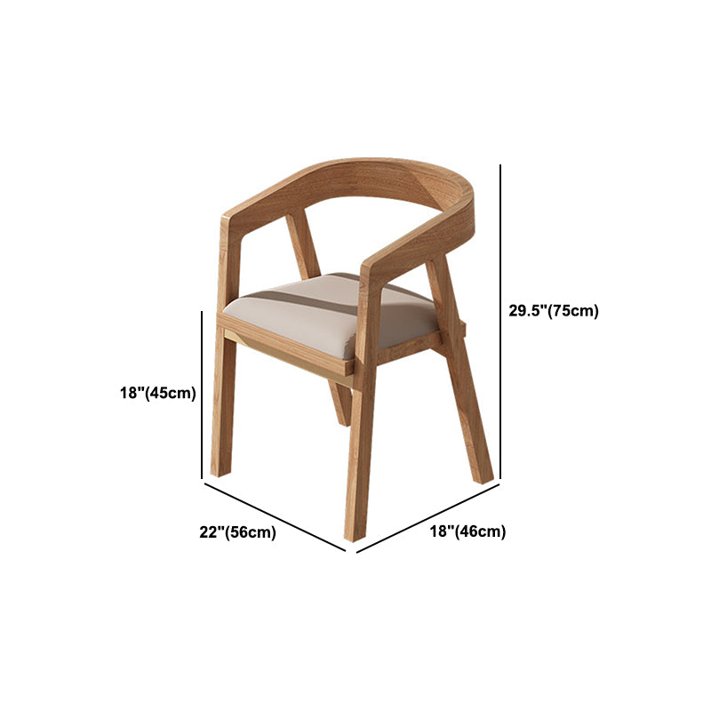 Minimalist Pine Dining Room Table Set 1/2/7 Pieces Home Table and Chairs Clearhalo 'Dining Room Sets' 'Dining Tables & Seating' 'dining_room_set' 'furn' 'furn_dining_room_set' 'Furniture' 'Kitchen & Dining Furniture' 5338844