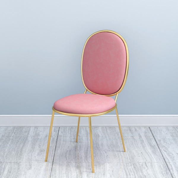 Nordic 1/5 Pieces Dining Set Rectangle Stone Dining Table for Dining Room Kitchen 1 Pink Chair Clearhalo 'Dining Room Sets' 'Dining Tables & Seating' 'dining_room_set' 'furn' 'furn_dining_room_set' 'Furniture' 'Kitchen & Dining Furniture' 5338861