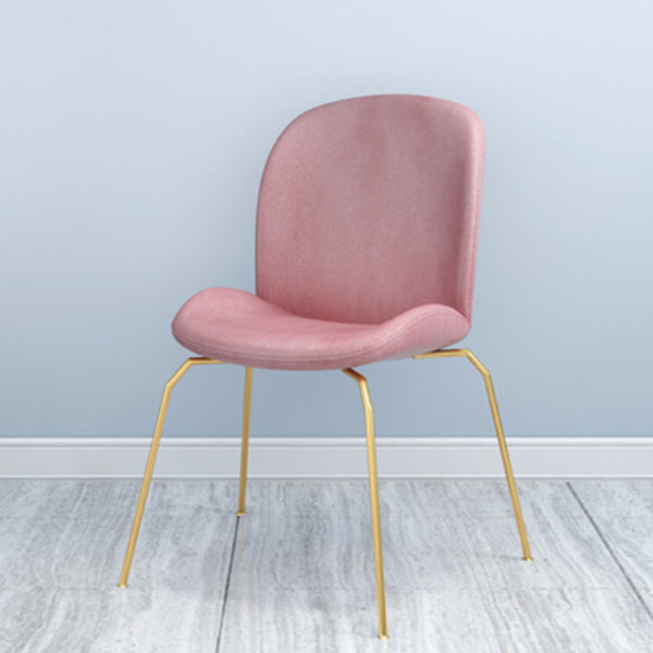 Nordic 1/5 Pieces Dining Set Rectangle Stone Dining Table for Dining Room Kitchen 1 Light Pink Chair Clearhalo 'Dining Room Sets' 'Dining Tables & Seating' 'dining_room_set' 'furn' 'furn_dining_room_set' 'Furniture' 'Kitchen & Dining Furniture' 5338870