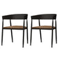 Industrial Metal Dining Table Furniture 1/2/3/5 Pieces Home Table and Chair Set 2 Black Chairs Clearhalo 'Dining Room Sets' 'Dining Tables & Seating' 'dining_room_set' 'furn' 'furn_dining_room_set' 'Furniture' 'Kitchen & Dining Furniture' 5338903