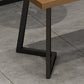 Industrial Metal Dining Table Furniture 1/2/3/5 Pieces Home Table and Chair Set Clearhalo 'Dining Room Sets' 'Dining Tables & Seating' 'dining_room_set' 'furn' 'furn_dining_room_set' 'Furniture' 'Kitchen & Dining Furniture' 5338910
