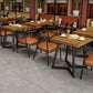 Industrial Metal Dining Table Furniture 1/2/3/5 Pieces Home Table and Chair Set Clearhalo 'Dining Room Sets' 'Dining Tables & Seating' 'dining_room_set' 'furn' 'furn_dining_room_set' 'Furniture' 'Kitchen & Dining Furniture' 5338915