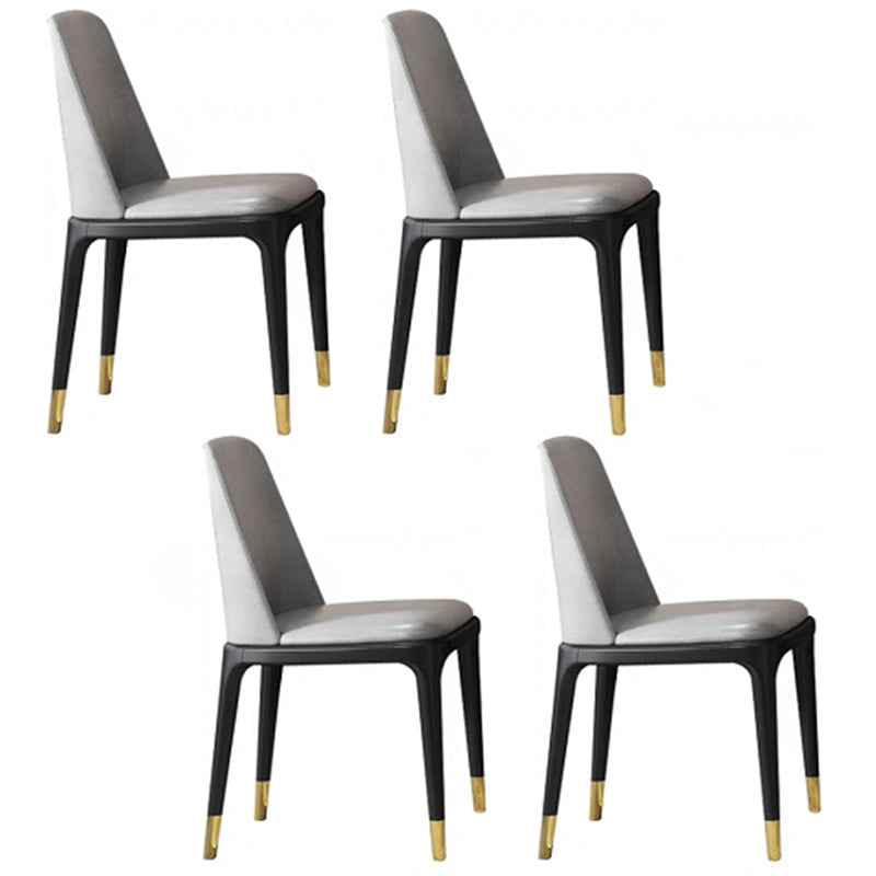Nordic 1/4/5/7 Pieces Dining Set Rectangle Stone Dining Table for Dining Room 4 Light Grey Chairs Clearhalo 'Dining Room Sets' 'Dining Tables & Seating' 'dining_room_set' 'furn' 'furn_dining_room_set' 'Furniture' 'Kitchen & Dining Furniture' 5338925