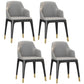Nordic 1/4/5/7 Pieces Dining Set Rectangle Stone Dining Table for Dining Room 4 Grey Chairs Clearhalo 'Dining Room Sets' 'Dining Tables & Seating' 'dining_room_set' 'furn' 'furn_dining_room_set' 'Furniture' 'Kitchen & Dining Furniture' 5338929