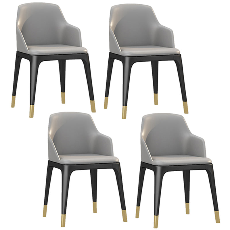 Nordic 1/4/5/7 Pieces Dining Set Rectangle Stone Dining Table for Dining Room 4 Grey Chairs Clearhalo 'Dining Room Sets' 'Dining Tables & Seating' 'dining_room_set' 'furn' 'furn_dining_room_set' 'Furniture' 'Kitchen & Dining Furniture' 5338929