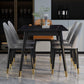 Nordic 1/4/5/7 Pieces Dining Set Rectangle Stone Dining Table for Dining Room Clearhalo 'Dining Room Sets' 'Dining Tables & Seating' 'dining_room_set' 'furn' 'furn_dining_room_set' 'Furniture' 'Kitchen & Dining Furniture' 5338936