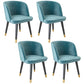 Minimalist Home Table and Chair Set 1/4/5 Pieces Sintered Stone Dining Furniture 4 Dark Blue Chairs Clearhalo 'Dining Room Sets' 'Dining Tables & Seating' 'dining_room_set' 'furn' 'furn_dining_room_set' 'Furniture' 'Kitchen & Dining Furniture' 5338944