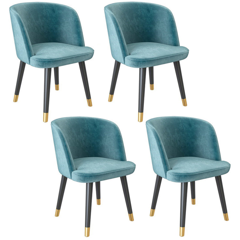 Minimalist Home Table and Chair Set 1/4/5 Pieces Sintered Stone Dining Furniture 4 Dark Blue Chairs Clearhalo 'Dining Room Sets' 'Dining Tables & Seating' 'dining_room_set' 'furn' 'furn_dining_room_set' 'Furniture' 'Kitchen & Dining Furniture' 5338944