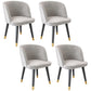 Minimalist Home Table and Chair Set 1/4/5 Pieces Sintered Stone Dining Furniture 4 Light Grey Chairs Clearhalo 'Dining Room Sets' 'Dining Tables & Seating' 'dining_room_set' 'furn' 'furn_dining_room_set' 'Furniture' 'Kitchen & Dining Furniture' 5338948