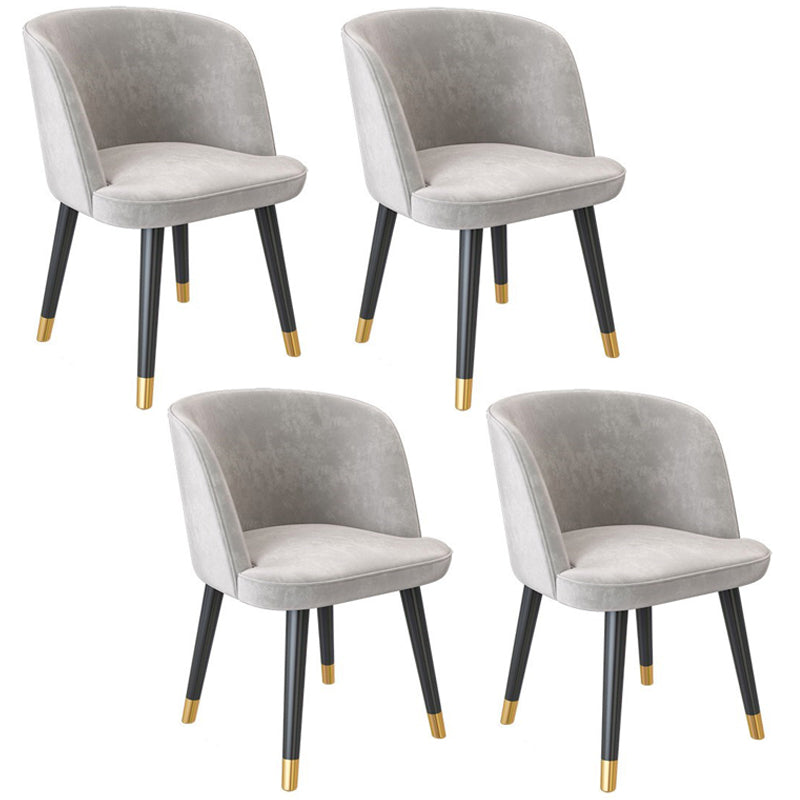Minimalist Home Table and Chair Set 1/4/5 Pieces Sintered Stone Dining Furniture 4 Light Grey Chairs Clearhalo 'Dining Room Sets' 'Dining Tables & Seating' 'dining_room_set' 'furn' 'furn_dining_room_set' 'Furniture' 'Kitchen & Dining Furniture' 5338948