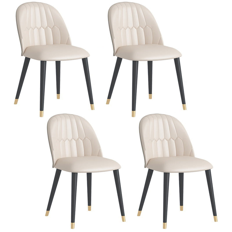 Minimalist Home Table and Chair Set 1/4/5 Pieces Sintered Stone Dining Furniture 4 Beige Chairs Clearhalo 'Dining Room Sets' 'Dining Tables & Seating' 'dining_room_set' 'furn' 'furn_dining_room_set' 'Furniture' 'Kitchen & Dining Furniture' 5338951