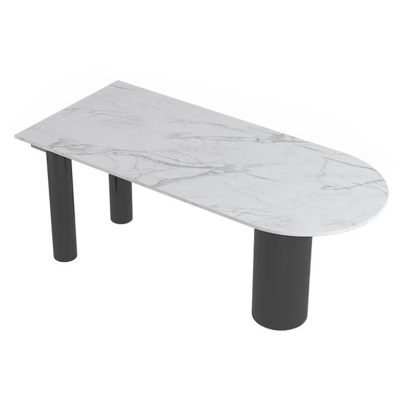 Minimalist Home Table and Chair Set 1/4/5 Pieces Sintered Stone Dining Furniture Clearhalo 'Dining Room Sets' 'Dining Tables & Seating' 'dining_room_set' 'furn' 'furn_dining_room_set' 'Furniture' 'Kitchen & Dining Furniture' 5338952