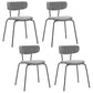 Minimalist Home Table and Chair Set 1/4/5 Pieces Sintered Stone Dining Furniture 4 Black Chairs Clearhalo 'Dining Room Sets' 'Dining Tables & Seating' 'dining_room_set' 'furn' 'furn_dining_room_set' 'Furniture' 'Kitchen & Dining Furniture' 5338959