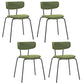 Minimalist Home Table and Chair Set 1/4/5 Pieces Sintered Stone Dining Furniture 4 Dark Green Chairs Clearhalo 'Dining Room Sets' 'Dining Tables & Seating' 'dining_room_set' 'furn' 'furn_dining_room_set' 'Furniture' 'Kitchen & Dining Furniture' 5338961