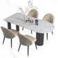 Minimalist Home Table and Chair Set 1/4/5 Pieces Sintered Stone Dining Furniture Clearhalo 'Dining Room Sets' 'Dining Tables & Seating' 'dining_room_set' 'furn' 'furn_dining_room_set' 'Furniture' 'Kitchen & Dining Furniture' 5338962