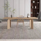 Modern Rectangle Dinette Set 1/2/4/5/6/7 Pieces Indoor Solid Wood Dining Table Set 2 Pieces: Table, 1 Chair Clearhalo 'Dining Room Sets' 'Dining Tables & Seating' 'dining_room_set' 'furn' 'furn_dining_room_set' 'Furniture' 'Kitchen & Dining Furniture' 5338975
