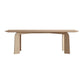 Modern Rectangle Dinette Set 1/2/4/5/6/7 Pieces Indoor Solid Wood Dining Table Set Wood 118"L x 39"W Clearhalo 'Dining Room Sets' 'Dining Tables & Seating' 'dining_room_set' 'furn' 'furn_dining_room_set' 'Furniture' 'Kitchen & Dining Furniture' 5338982
