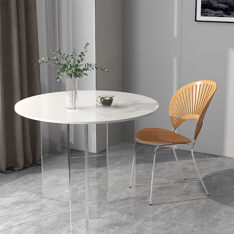 Moderne 1/2/3-delige eetset ronde stenen eettafel voor eetkamer keuken