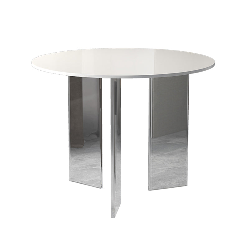 Moderne 1/2/3-delige eetset ronde stenen eettafel voor eetkamer keuken