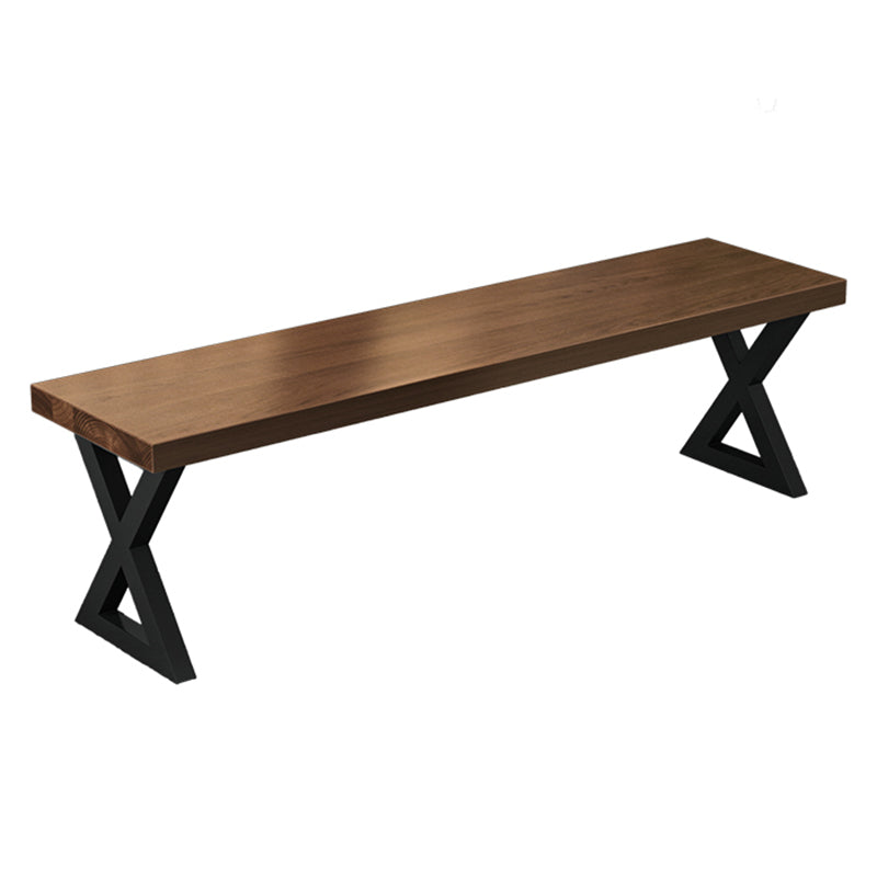 Industrial 1/3/4/5 Pieces Dining Set Rectangle Pine Wood Dining Table for Dining Room Bench 79"L x 12"W Clearhalo 'Dining Room Sets' 'Dining Tables & Seating' 'dining_room_set' 'furn' 'furn_dining_room_set' 'Furniture' 'Kitchen & Dining Furniture' 5339075