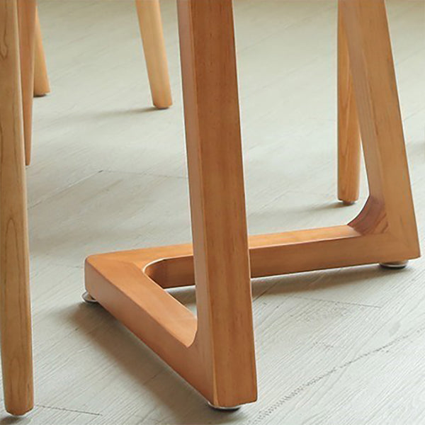 Tavolo da pranzo in stile contemporaneo tavolo da dinette ovale in legno solido per cucina