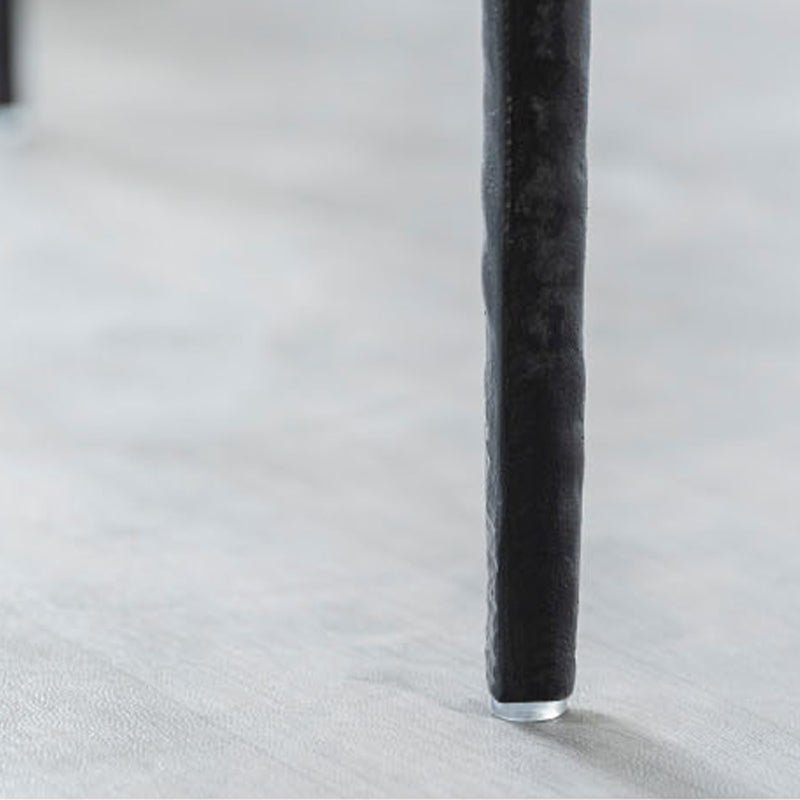 Luxe eiken houten tafel voor restaurant rechthoek eettafel met metalen 4 poten