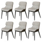 Contemporary Side Chair Leather Upholstered Dining Chair for Kitchen