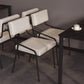 Industrial PU Leather Dining Chair Open Back Upholstered Dining Side Chair Clearhalo 'Dining Chairs' 'Dining Tables & Seating' 'dining_chair' 'furn' 'furn_dining_chair' 'Furniture' 'Kitchen & Dining Furniture' 5339678