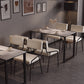 Industrial PU Leather Dining Chair Open Back Upholstered Dining Side Chair Clearhalo 'Dining Chairs' 'Dining Tables & Seating' 'dining_chair' 'furn' 'furn_dining_chair' 'Furniture' 'Kitchen & Dining Furniture' 5339685