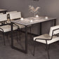 Industrial PU Leather Dining Chair Open Back Upholstered Dining Side Chair Clearhalo 'Dining Chairs' 'Dining Tables & Seating' 'dining_chair' 'furn' 'furn_dining_chair' 'Furniture' 'Kitchen & Dining Furniture' 5339690