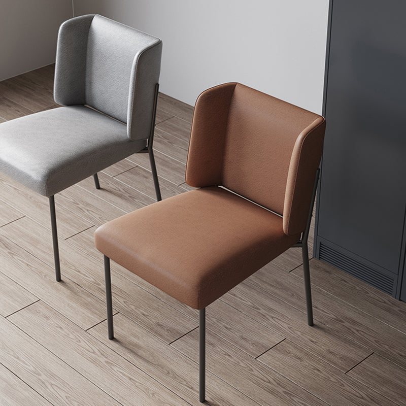 Upholstered Side Chair Modern Wingback Side Chair for Dining Room