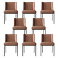 Upholstered Side Chair Modern Wingback Side Chair for Dining Room