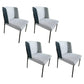 Upholstered Side Chair Modern Wingback Side Chair for Dining Room