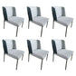 Upholstered Side Chair Modern Wingback Side Chair for Dining Room