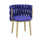 Velvet Upholstered Dining Chair Modern Furniture in Matte Finish for Indoor Blue 1 Piece Clearhalo 'Dining Chairs' 'Dining Tables & Seating' 'dining_chair' 'furn' 'furn_dining_chair' 'Furniture' 'Kitchen & Dining Furniture' 5340018