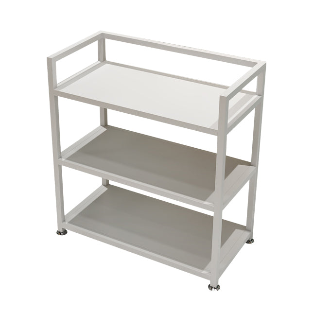 Modern 25.59"H Portable Prep Table Metal Prep Table for Home Use