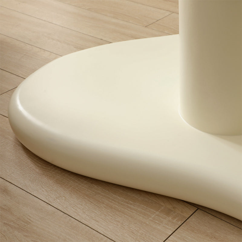 北欧の木製4脚のコーヒーテーブル、白/黒/ベージュの木製クラウドカクテルテーブル