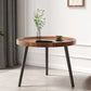 Nordic Round Coffee Table Tea/Black/White Cocktail Table for Living Room 16"L x 16"W x 19"H Walnut Shelf Not Included Clearhalo 'Coffee & Accent Tables' 'Coffee Tables' 'coffee_tables' 'furn' 'furn_coffee_tables' 'Furniture' 'Living Room Furniture' 5340374