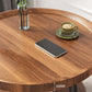 Nordic Round Coffee Table Tea/Black/White Cocktail Table for Living Room Clearhalo 'Coffee & Accent Tables' 'Coffee Tables' 'coffee_tables' 'furn' 'furn_coffee_tables' 'Furniture' 'Living Room Furniture' 5340382