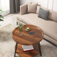 Nordic Round Coffee Table Tea/Black/White Cocktail Table for Living Room Clearhalo 'Coffee & Accent Tables' 'Coffee Tables' 'coffee_tables' 'furn' 'furn_coffee_tables' 'Furniture' 'Living Room Furniture' 5340383