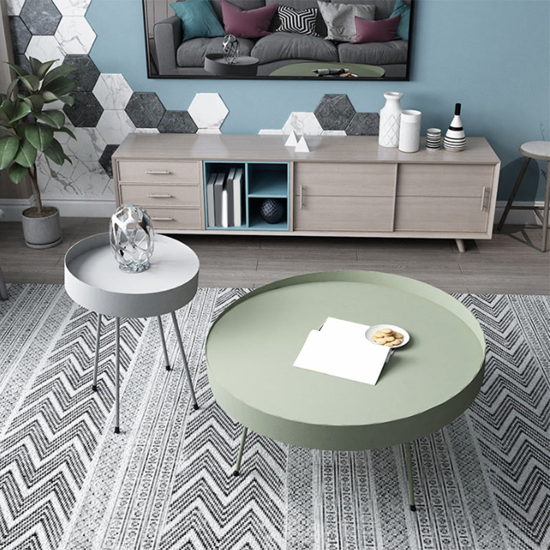 DIA 15.75 "/23.62" /31.5 "鉄カクテルテーブル4脚コーヒーテーブル