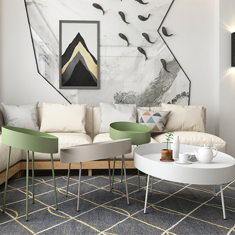 DIA 15.75 "/23.62" /31.5 "鉄カクテルテーブル4脚コーヒーテーブル