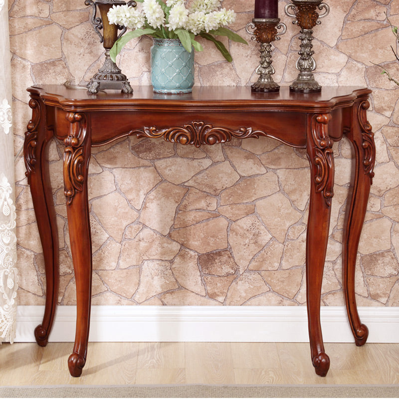 Tavolo da console resistente alla mezza luna in legno per le legno per la sala