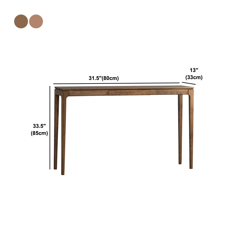Massivholz Mitte des Jahrhunderts Moderntable in Brone-Konsole Tabelle 30 "H