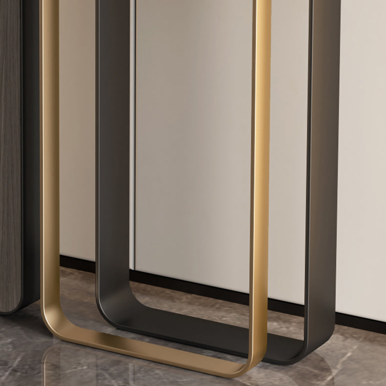 Tavolo di pietra rettangolo glam, 31,49 "HAVOLO ACCENTO CONSOLE H in bianco per Hall