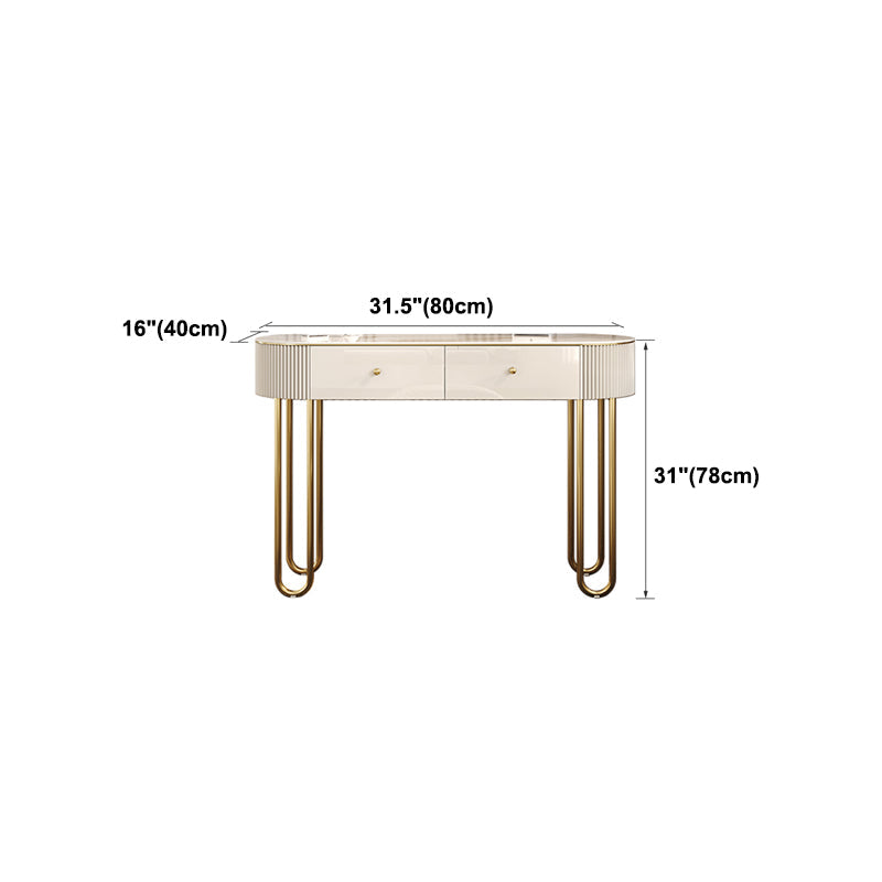 Beige ijdelheid, slaapkamer make-up ijdelheid met massieve houten laden