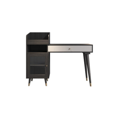 ノルディック1ドロワー格納式ドレッシングテーブル、46.5W x 15d x 37.4h