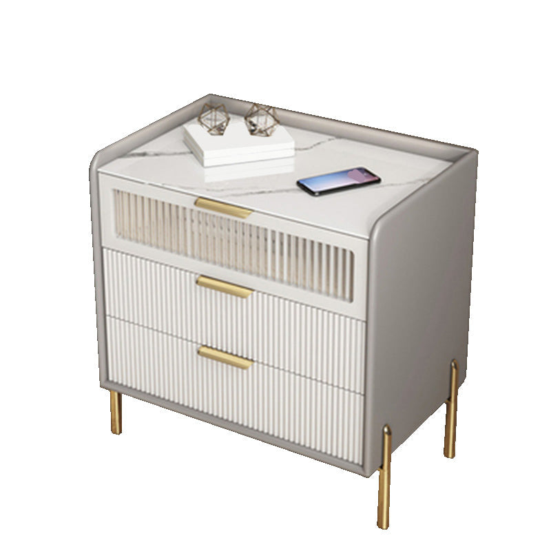 Wood Nightstand 16" Wide Bed Nightstand with Draewrs and Legs Clearhalo 'Bedroom Furniture' 'furn' 'furn_night_stand' 'Furniture' 'night_stand' 'Nightstands' 5340955