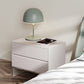 Contemporary Wood Nightstand 20-inch Tall 2-Drawer Night Table with Acrylic Base Clearhalo 'Bedroom Furniture' 'furn' 'furn_night_stand' 'Furniture' 'night_stand' 'Nightstands' 5341073