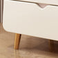 Nórdica linda Nightswer Nightstand de 2 años 17.7 "Mesa nocturna de metal de alto con 4 patas